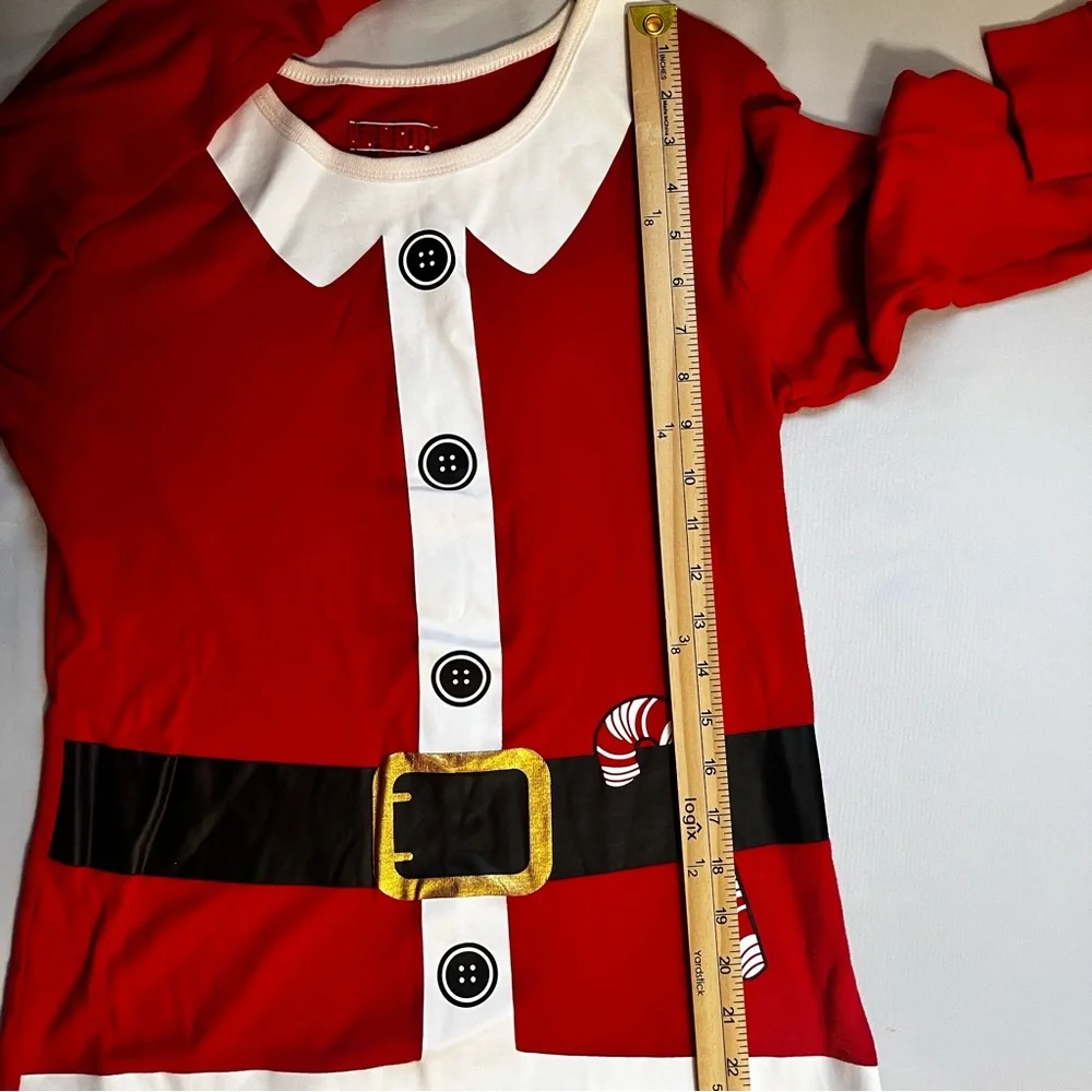 Women’s Christmas Nightwear Themed Pajamas in Red/White Sz LG - Picture 9 of 9